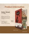 BOOK NOOK KIT - DIY- Baker Street - 141pcs + LED Light - vue de dos