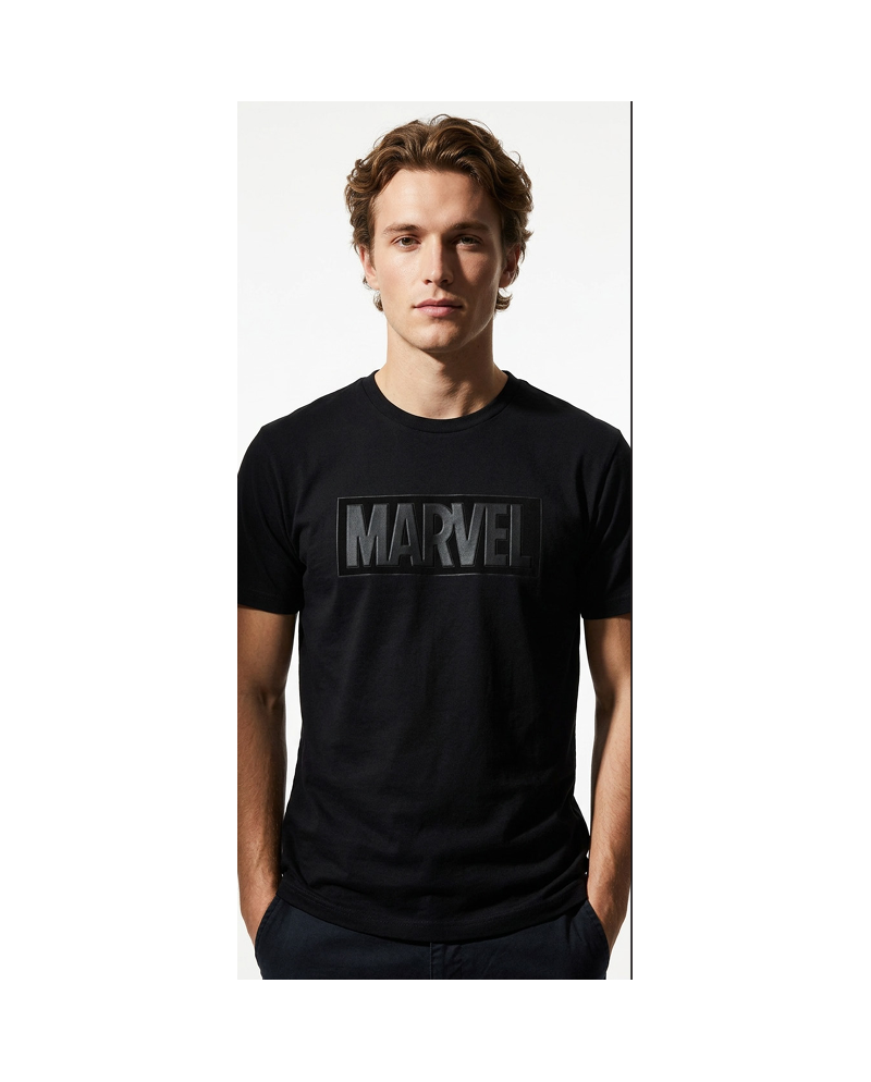 MARVEL - Marvel Logo 3D Print - T-Shirt (S) - vue principale