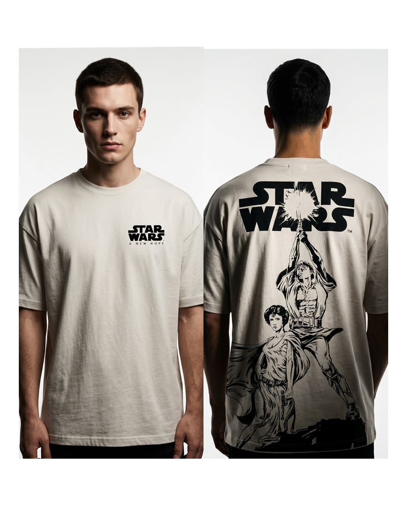 T-shirt oversize Star Wars A New Hope homme taille L