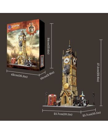 PANTASY - Parc tour de l'horloge Steampunk - Bloc de Construction - vue du packaging