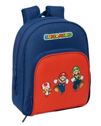 SUPER MARIO - Mario, Luidi, Toad - Sac à Dos '34x28x10cm' - vue principale