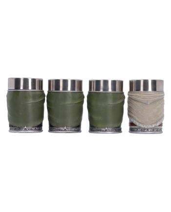 Coffret mini-tasses Le Seigneur des Anneaux présentation complète