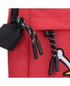 Sac bandoulière One Piece Luffy Jolly Roger rouge détail du motif