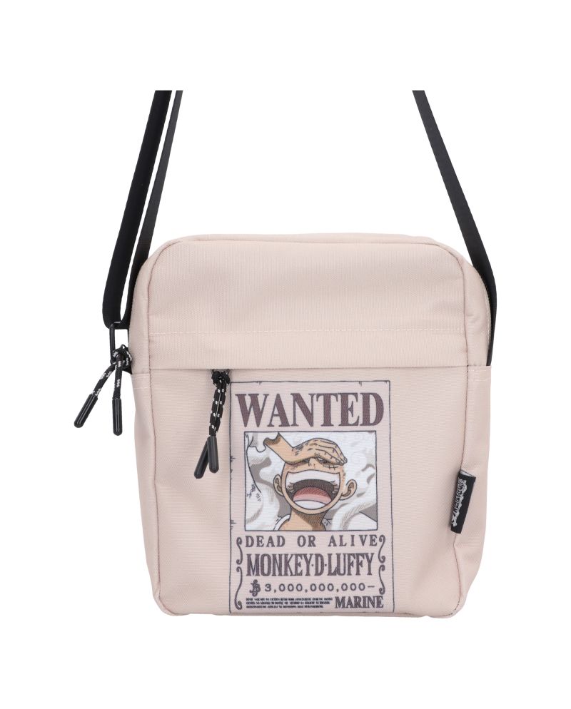 Sac bandoulière One Piece Luffy Wanted Poster vue de face