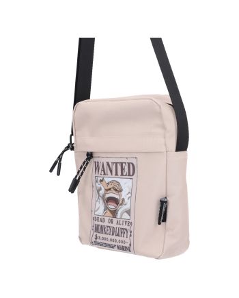 Sac bandoulière One Piece Luffy Wanted Poster vue de détail