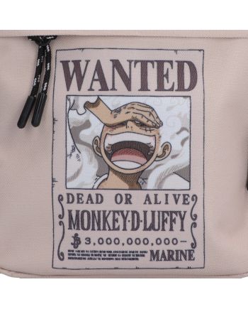 Sac bandoulière One Piece Luffy Wanted Poster vue d'ensemble
