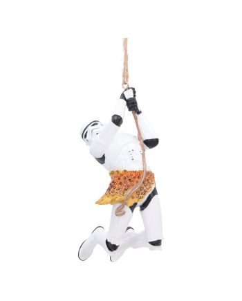 Décoration de Noël Stormtrooper Star Wars à suspendre vue de profil