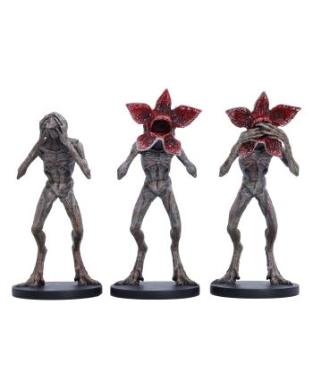STRANGER THINGS - Three Wise Demogorgons - Set 3 Statuette - vue principale