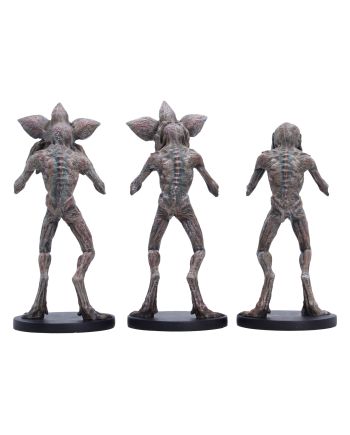 STRANGER THINGS - Three Wise Demogorgons - Set 3 Statuette - vue de dos