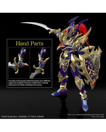 YU-GI-OH! - Figure-rise Standard Ampl. Black Luster Soldier -Model Kit - vue de profil