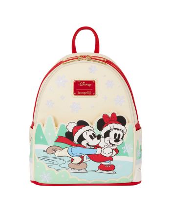 MICKEY & AMIS - Ice Skating - Mini Sac à Dos Loungefly - vue de face