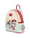 MICKEY & AMIS - Ice Skating - Mini Sac à Dos Loungefly - vue de profil