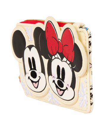 Porte-carte Loungefly Mickey & Amis Holiday vue de détail