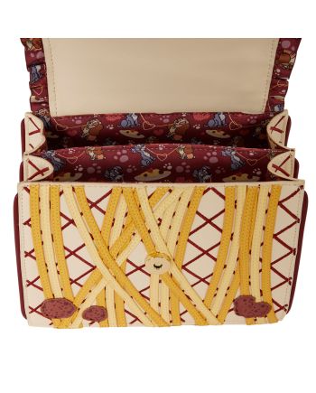 Sac bandoulière Loungefly La Belle et le Clochard Spaghetti Dinner vue de dos