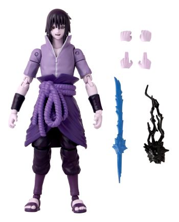 NARUTO - Uchiha Sasuke Rinnegan "7th Wave" -Figurine Anime Heroes 17cm - vue de dos