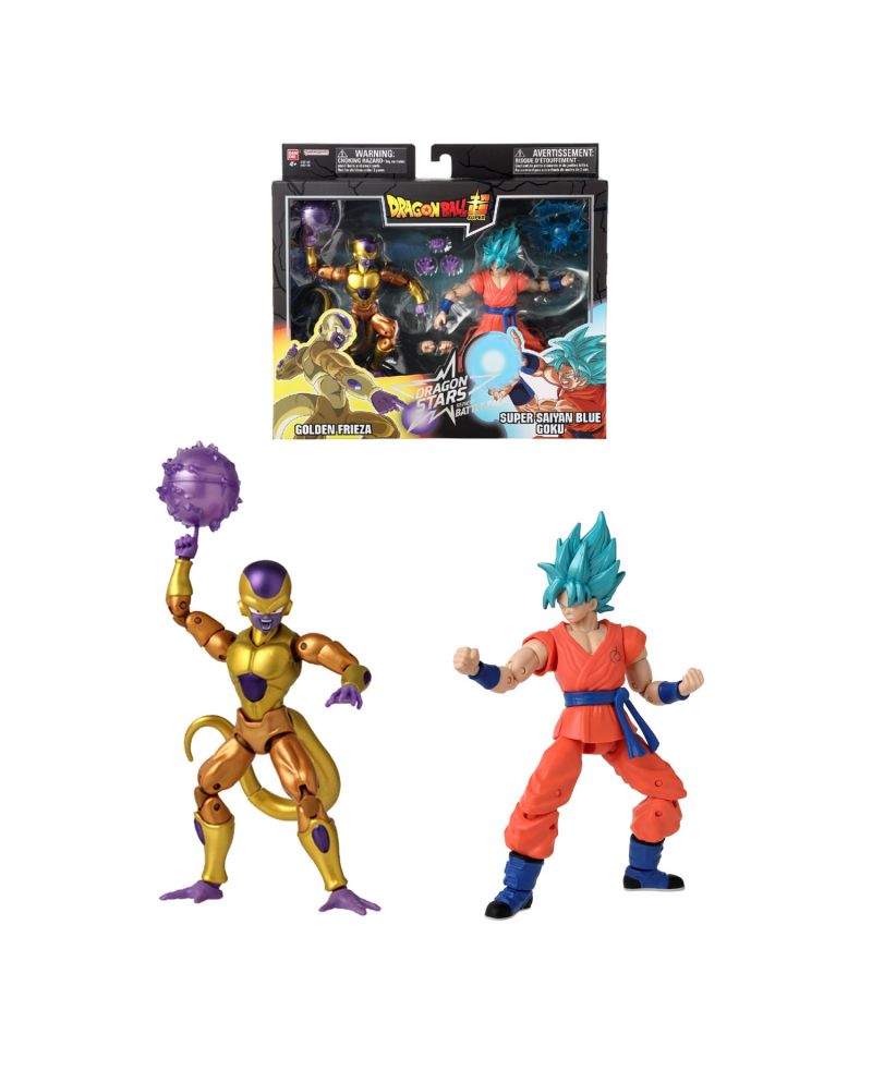 Figurine Gold Freezer VS SS Blue Goku Dragon Stars 17cm