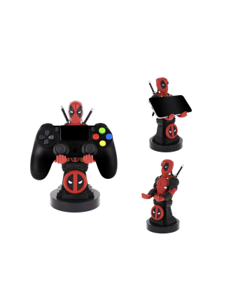 Support manette de jeu Deadpool Marvel vue de profil