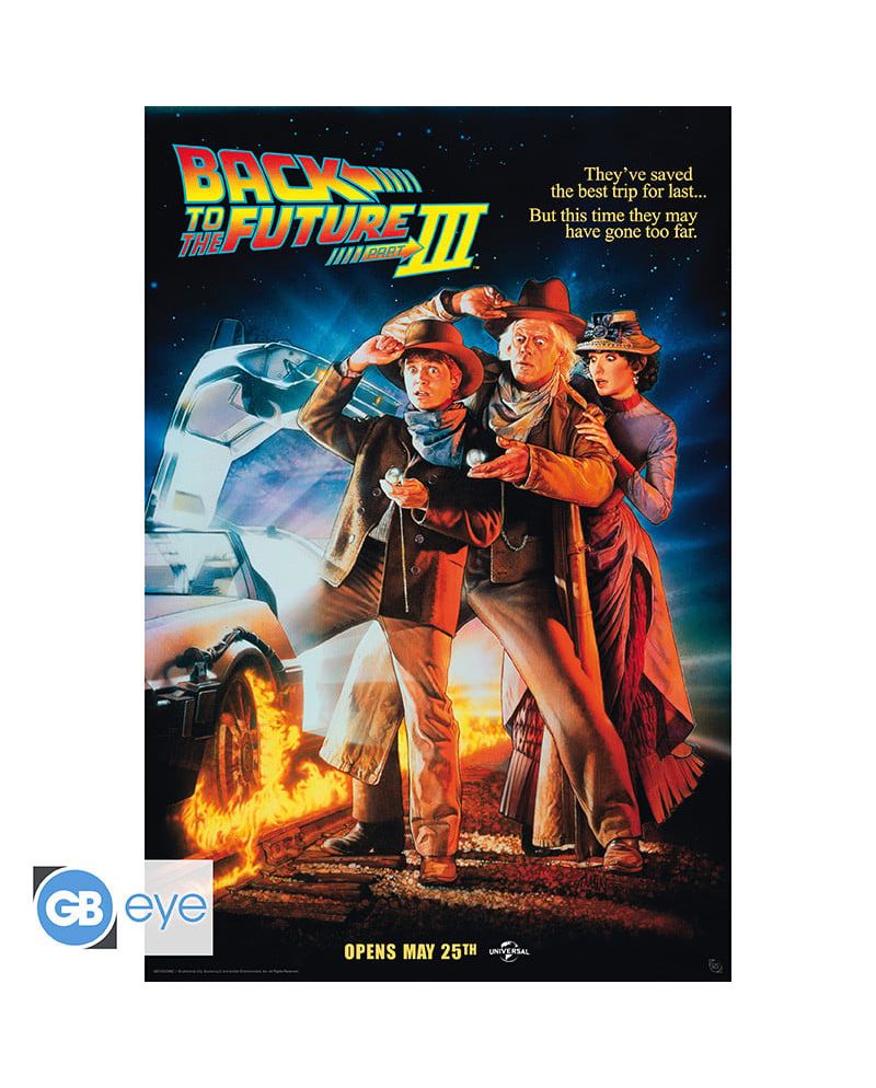 Affiche Retour vers le Futur 3 poster officiel 61x91