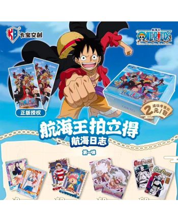 Display One Piece KB Card de 30 boosters avec Luffy et aperçu des cartes à collectionner