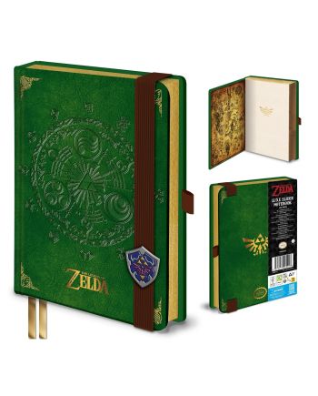 Carnet A5 Luxe The Legend of Zelda Triforce - papeterie officielle Nintendo