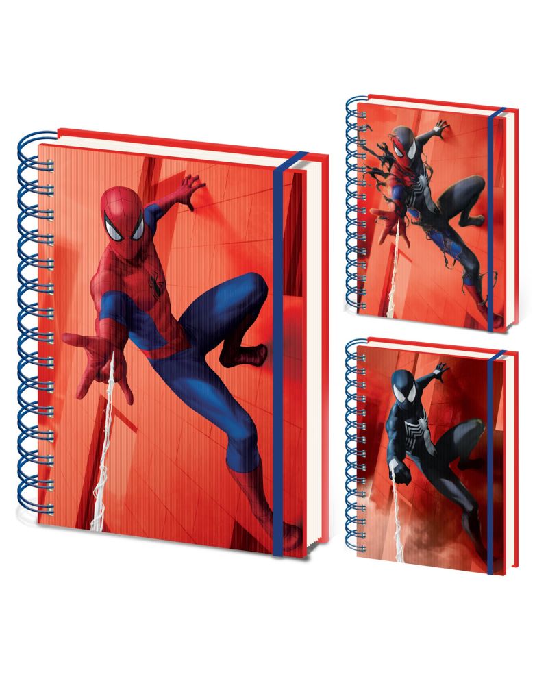 Notebook lenticulaire A5 Spider-Man Dark Transformation Marvel