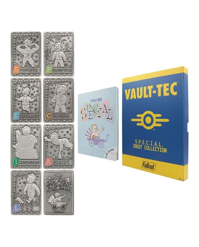 FALLOUT - S.P.E.C.I.A.L. Perk - Set de 7 Lingot - vue principale