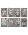 FALLOUT - S.P.E.C.I.A.L. Perk - Set de 7 Lingot - vue de face