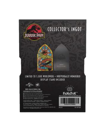 JURASSIC PARK - Stained Glass Window - Lingot Edition Limitée - vue de detail