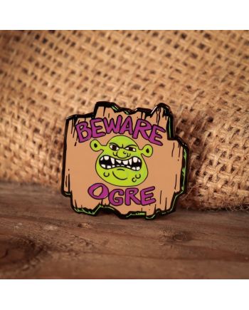 SHREK - Beware Ogre - Pin's Edition Limitée - vue de face