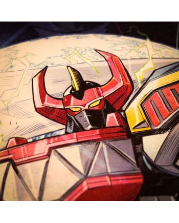 POWER RANGERS - Art Print - Edition Limitée - vue de dos