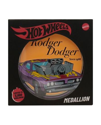 HOT WHEELS - Rodger Dodger - Médaillon Edition Limitée - vue de dos