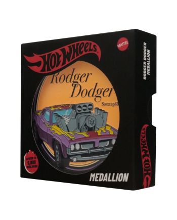HOT WHEELS - Rodger Dodger - Médaillon Edition Limitée - vue de detail