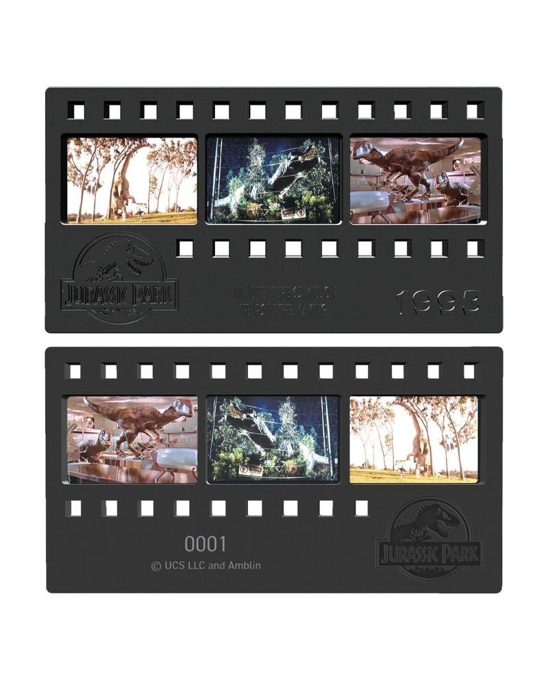 JURASSIC PARK - Bande de film Métallique de Collection - vue principale