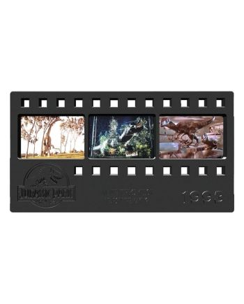 JURASSIC PARK - Bande de film Métallique de Collection - vue de face