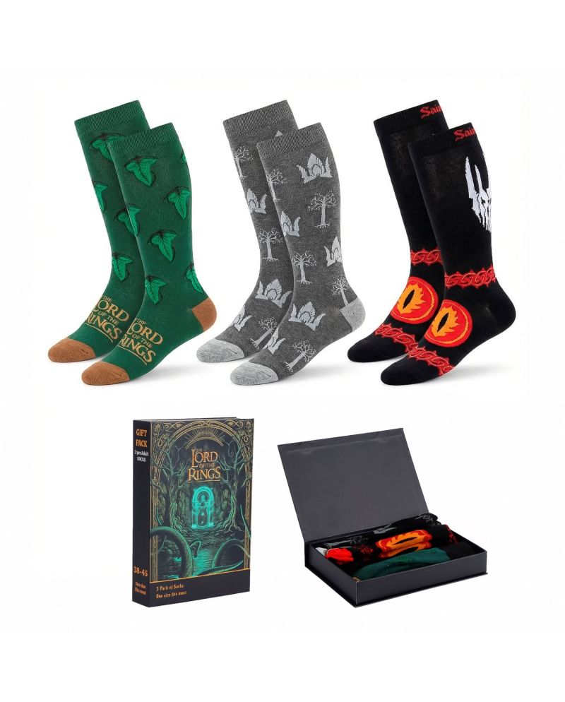 SEIGNEUR DES ANNEAUX - Pack de 3 Paires de Chaussettes (Taille 38-45) - vue principale