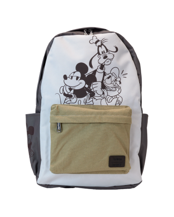 DISNEY - Mickey and friends - Nylon Canvas Backpack LoungeFly
