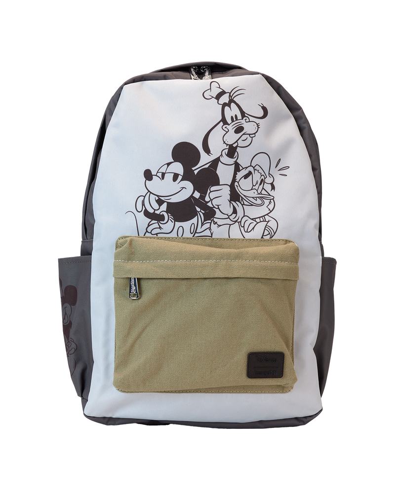 DISNEY - Mickey and friends - Nylon Canvas Backpack LoungeFly