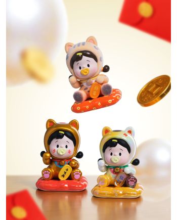 Blind Box Hanamaki Fortune Cat Series FANCY UP vue 5