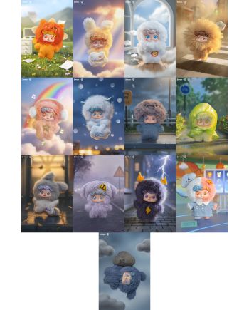 Blind box JOTOYS Q.Kid Weather Series présentoir complet