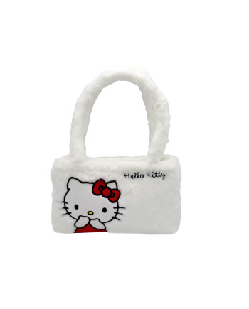 HELLO KITTY - Fur Handbag - Small 26x17x7cm