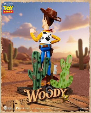 TOY STORY - Sheriff Woody - Statuette Master Craft 44cm - vue de profil