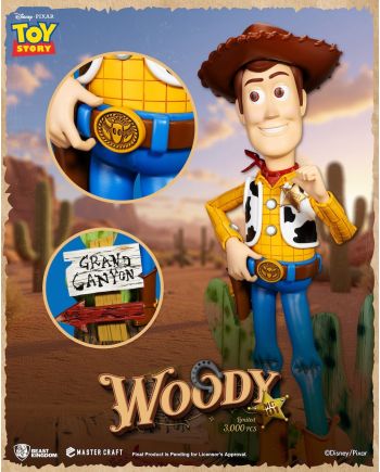 TOY STORY - Sheriff Woody - Statuette Master Craft 44cm - vue de detail