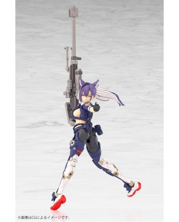 MEGAMI DEVICE - Yggdrasis Skoll Sharpshooter - Model Kit 16cm - vue de profil
