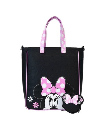 DISNEY - Minnie "Floral Rock the Dots" - Tote Bag Loungefly