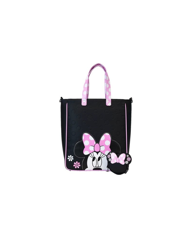 DISNEY - Minnie "Floral Rock the Dots" - Tote Bag Loungefly