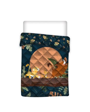 LE ROI LION - Hakuna Matata - Couverture en Quilt 140x200cm - vue principale