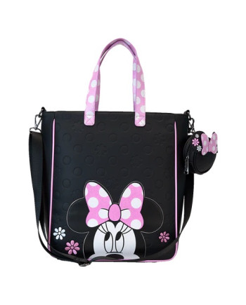 DISNEY - Minnie "Floral Rock the Dots" - Tote Bag Loungefly