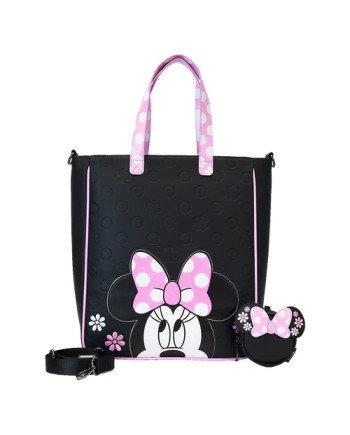 DISNEY - Minnie "Floral Rock the Dots" - Tote Bag Loungefly