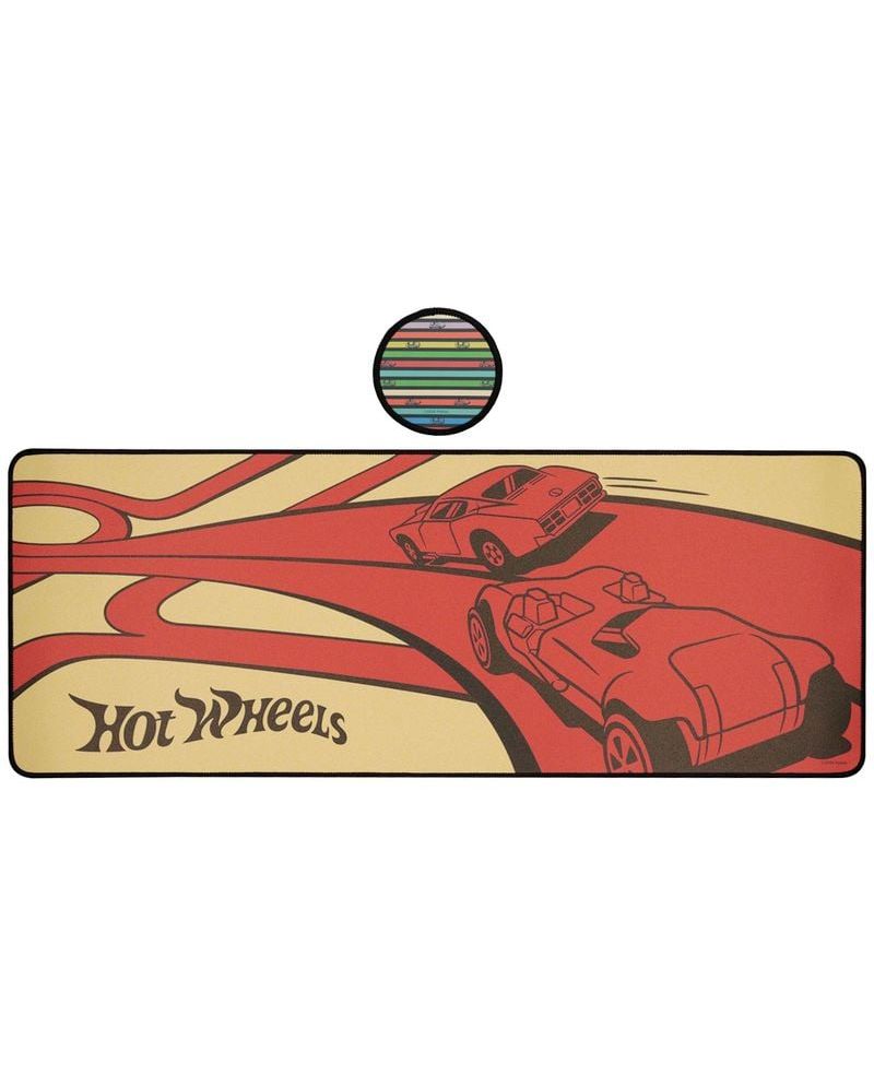 HOT WHEELS - Tapis de Bureau XL + 1 Sous-Verre - vue principale