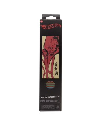 HOT WHEELS - Tapis de Bureau XL + 1 Sous-Verre - vue de dos